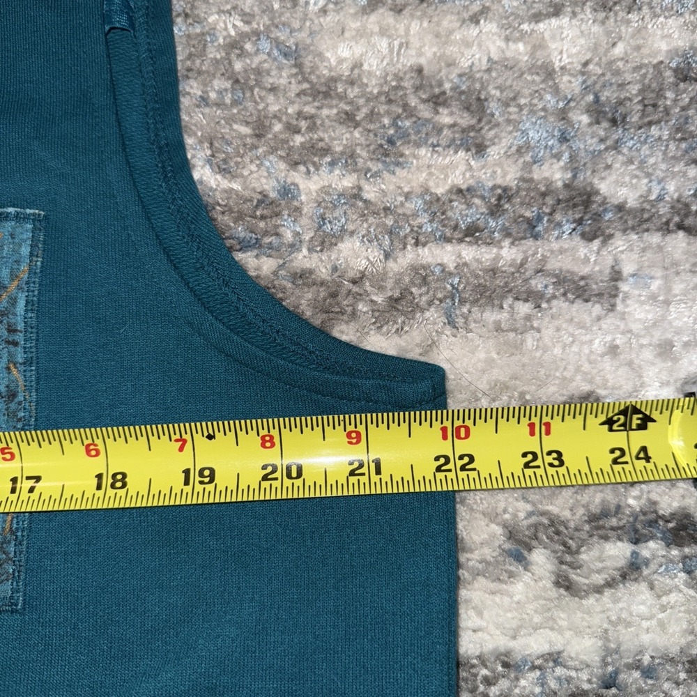 Nancy Bolen City Girl Vest Green Women's Size Large A0005 - Picture 3 of 7